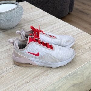 Nike women’s White and Pink Sneakers